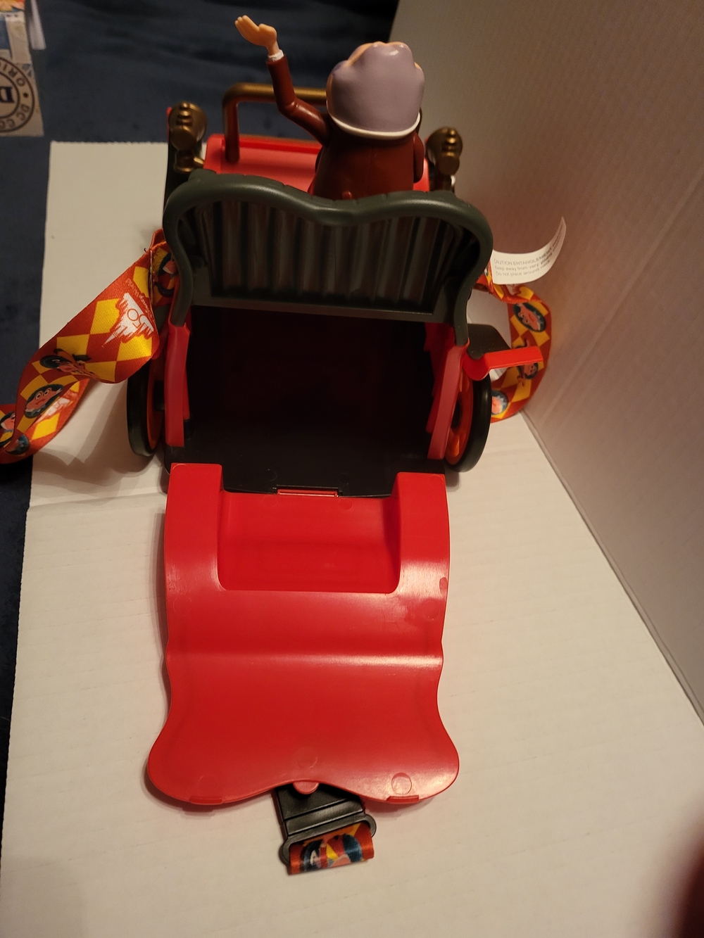 Disney Red Vintage-Style Toad Car with Green Seat - Picture 3 of 3